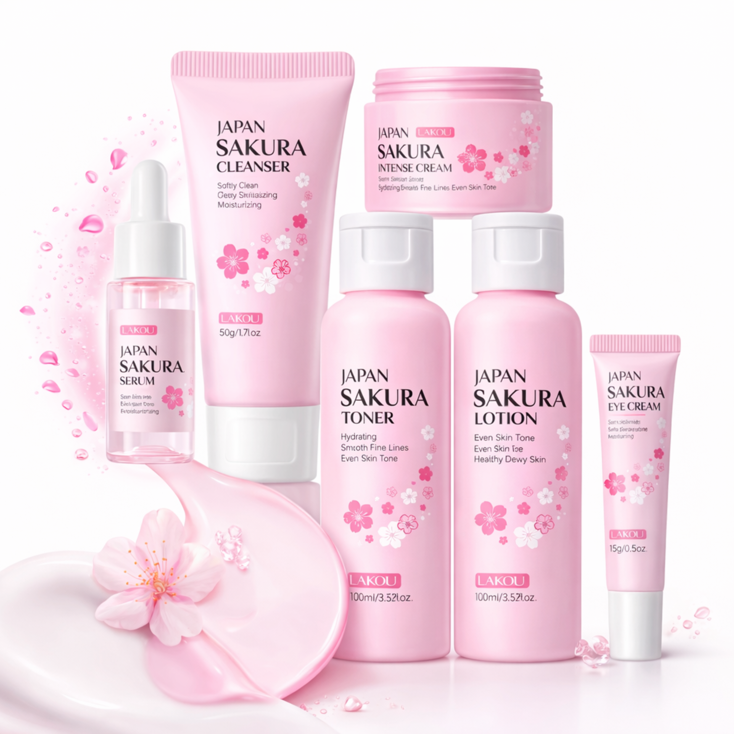 Japan Sakura Set - zestaw do pielęgnacji twarzy