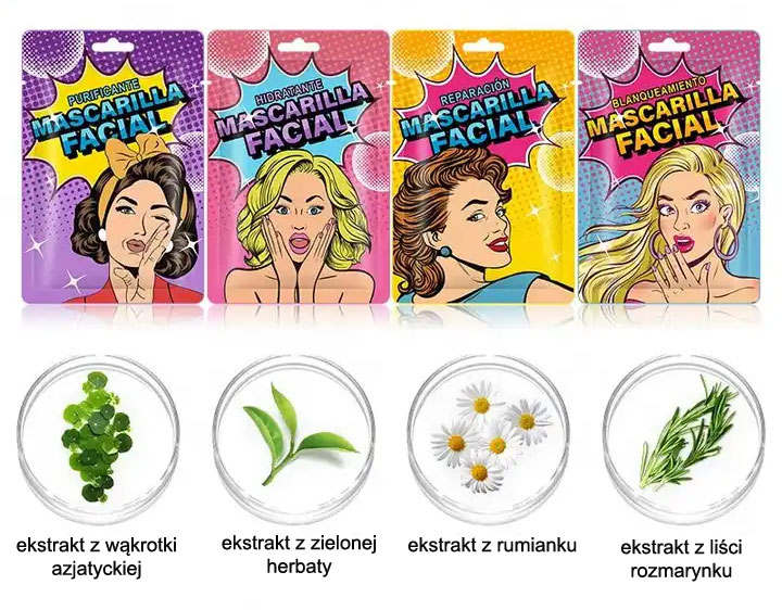 Mascarilla Facial Face Mask skład