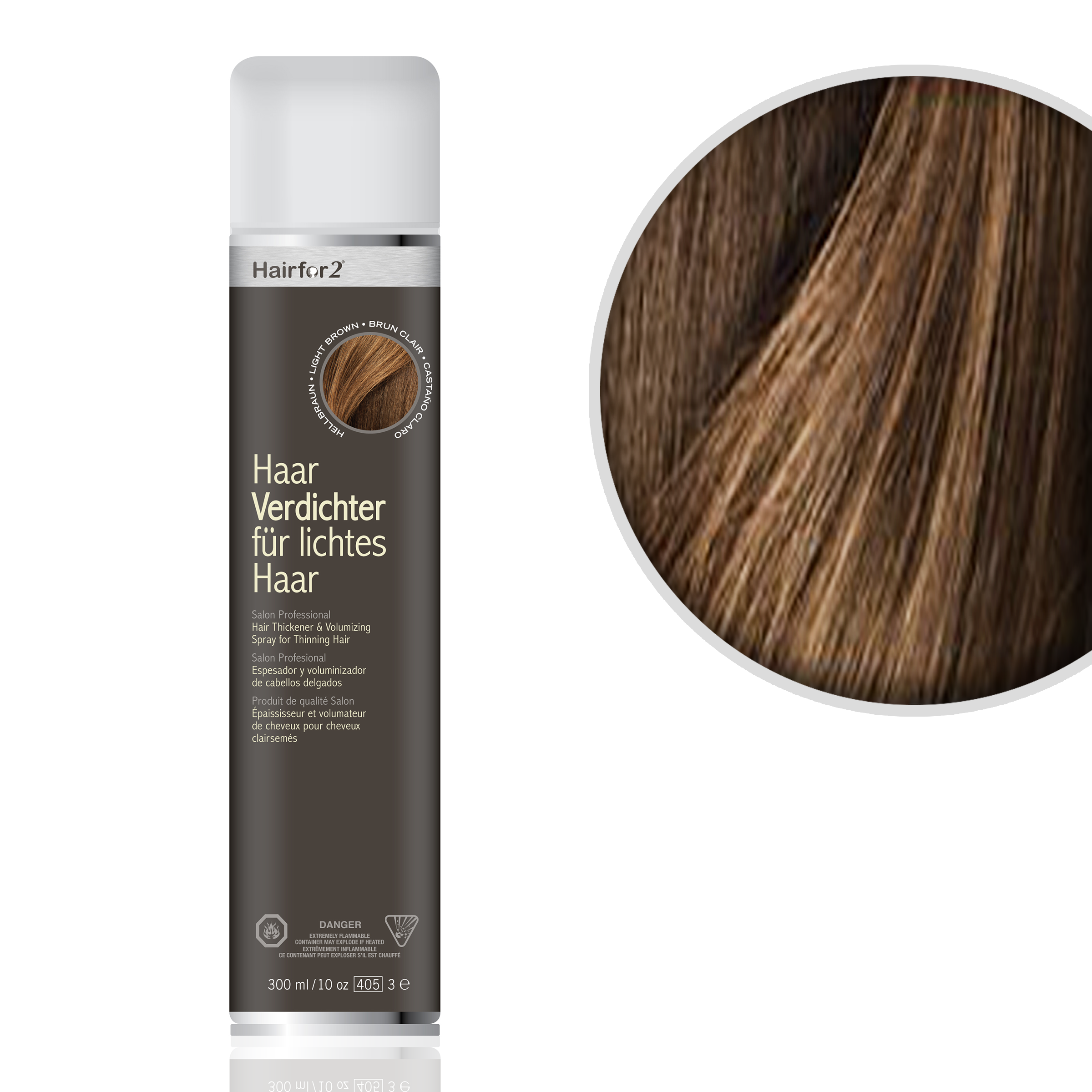 Hairfor2 Jasny Brąz