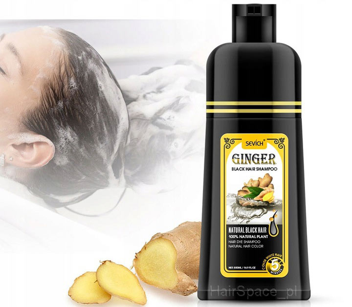 Sevich Ginger Black Hair Shampoo