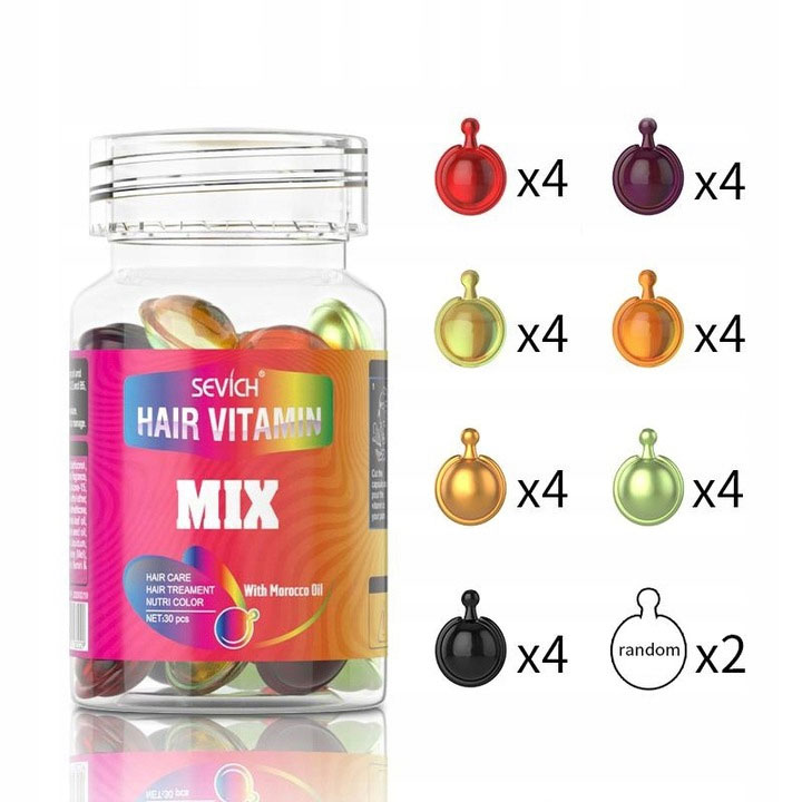 Hair Vitamin Oil Capsule MIX