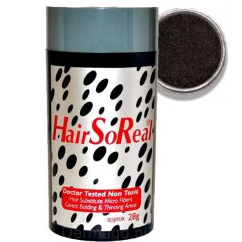 Hair So Real Mikrowłókna - ciemny brąz