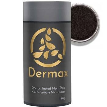 Dermax Hair Fibers 28g - kolor Ciemny Brąz