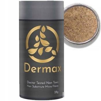 Dermax Hair Fibers 28g - kolor Ciemny Blond