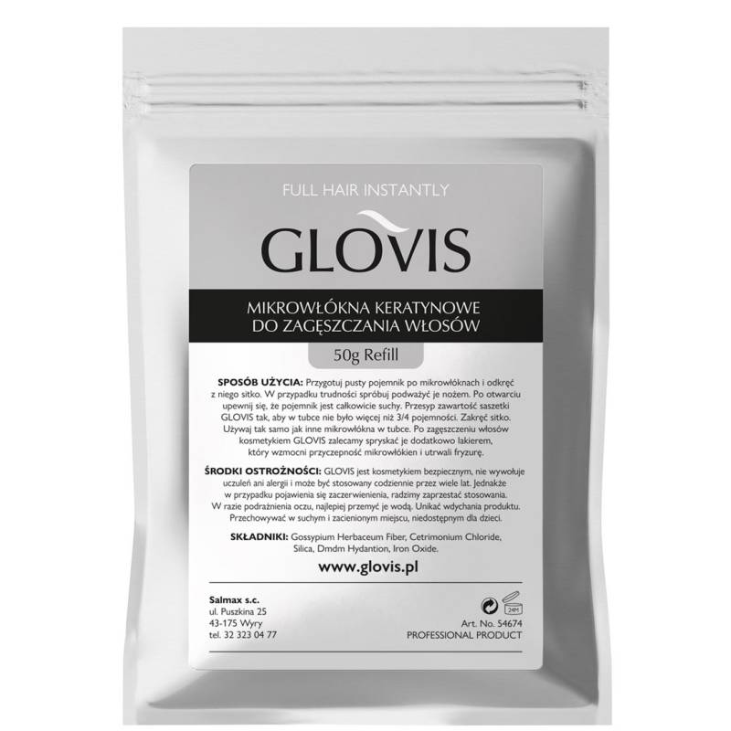 Mikrowłókna do włosów - Saszetka Glovis 50g